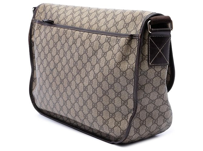 Borsa a tracolla Gucci GG Supreme beige - vista 2