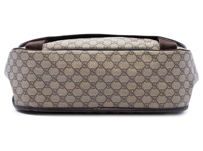 Borsa a tracolla Gucci GG Supreme beige - vista 3