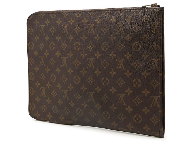 Borsa business Portfolio Louis Vuitton Monogram Poche Documents Marrone - vista 2