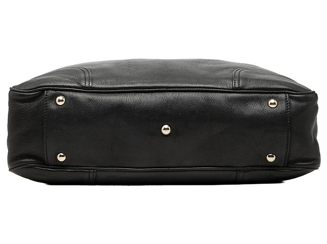 Tote Gucci Princy in pelle di vitello nera con banda Web Nero - vista 3