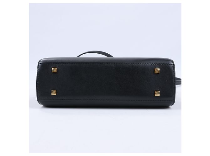 Bolsas 2Way Crossbody Delvaux Tempête PM em couro preto - vista 8