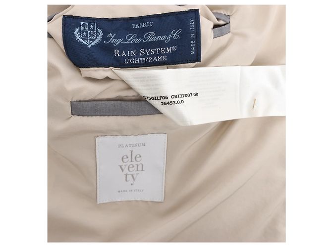 Autre Marque Chaleco de lana con capucha Eleventy en Beige, Talla 50 IT - vista 14
