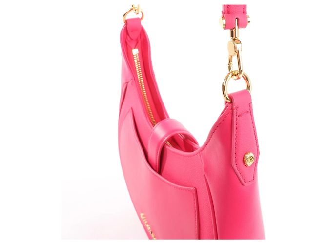 Bulgari Borsa a spalla Serpenti in pelle BVLGARI in rosa - vista 8