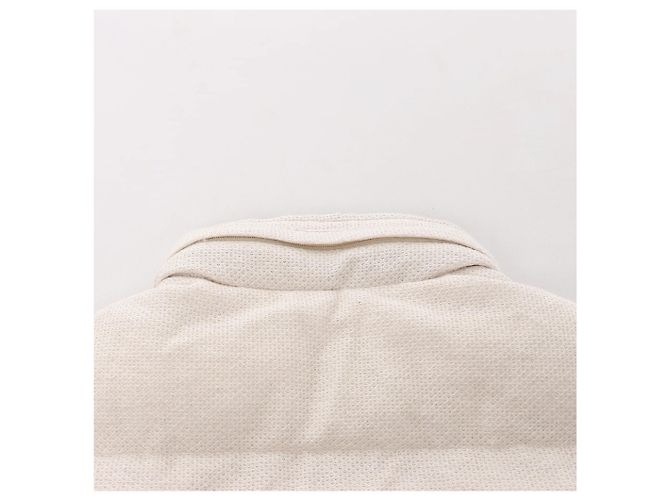 Autre Marque Eleventy Weste aus Leinen x Baumwolle in Beige, Größe 50 IT - Ansicht 9