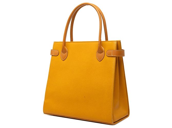 Borsa a mano Burberry in pelle gialla Giallo - vista 2