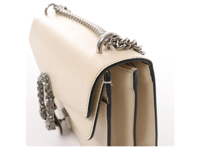 Borsa a tracolla Gucci Dionysus Small in pelle Beige - vista 4