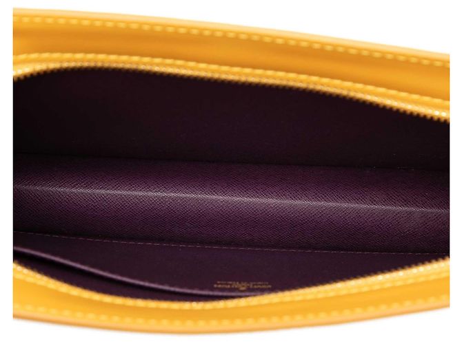 Borsa a Mano Louis Vuitton Epi Pochette Homme Gialla Giallo - vista 4