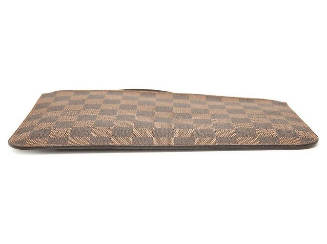 Bolsillo Louis Vuitton Damier Ebene Neverfull MM Marrón Castaño - vista 3