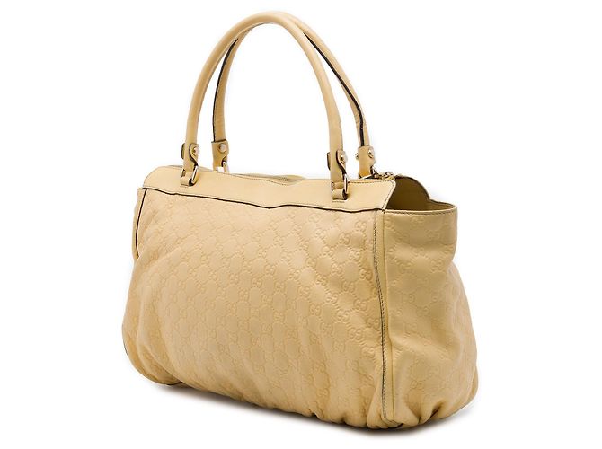 Gelbe Gucci Guccissima Abbey D Ring Tote - Ansicht 2