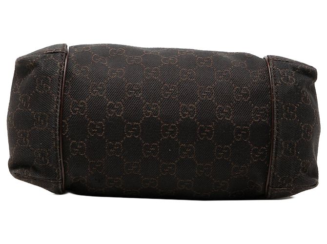 Borsa a mano Gucci GG Denim marrone - vista 3