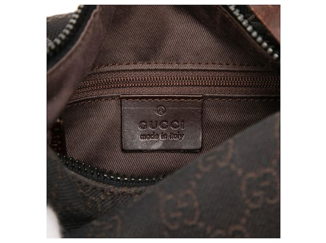 Borsa a mano Gucci GG Denim marrone - vista 5