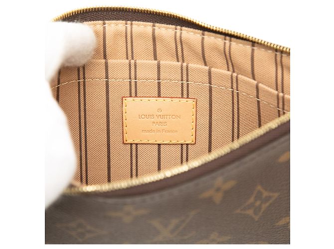 Bolso Louis Vuitton Monogram Neverfull Marrón Castaño - vista 5