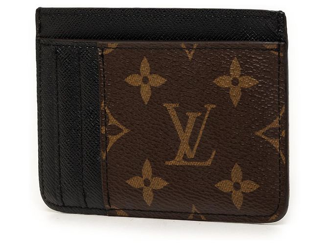 Portacarte Louis Vuitton Monogram Reverse Side Up Marrone - vista 2