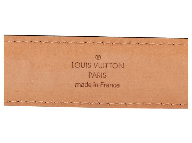 Louis Vuitton Taiga Klassischer Gürtel Schwarz - Ansicht 4