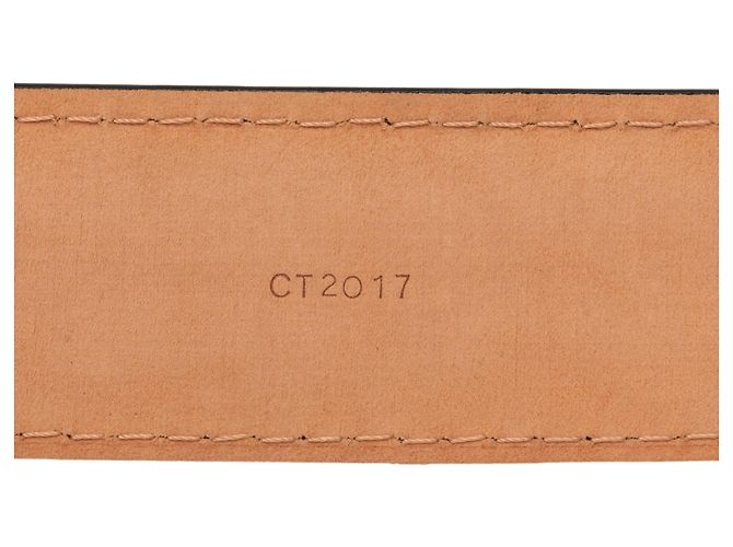 Louis Vuitton Taiga Klassischer Gürtel Schwarz - Ansicht 5