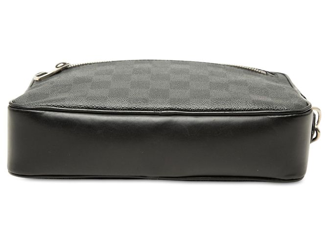 Louis Vuitton Kasai Clutch Bag Damier Graphite Schwarz - Ansicht 3