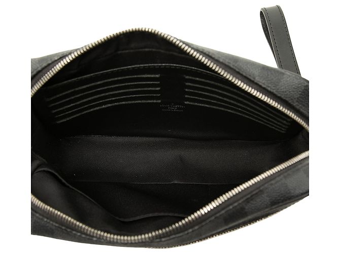 Louis Vuitton Kasai Clutch Bag Damier Graphite Schwarz - Ansicht 4