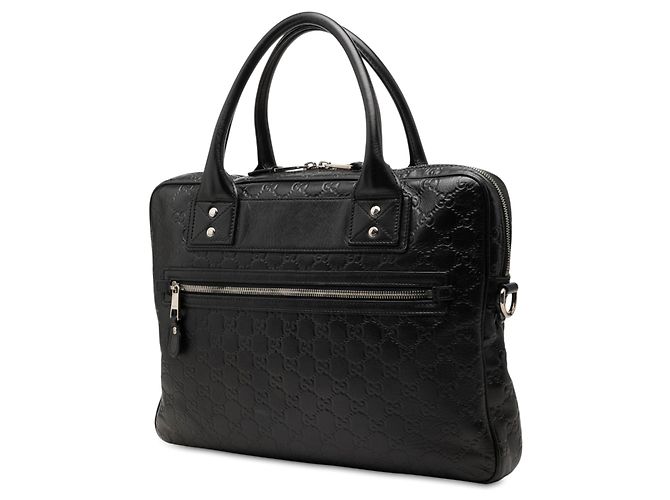 Borsa Business Gucci Guccissima Web Nera Nero - vista 2