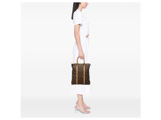 Fendi Zucca Canvas Tote braun - Ansicht 7