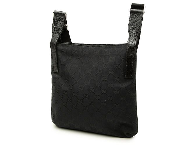 Borsa a tracolla Gucci GG Canvas nera Nero - vista 2