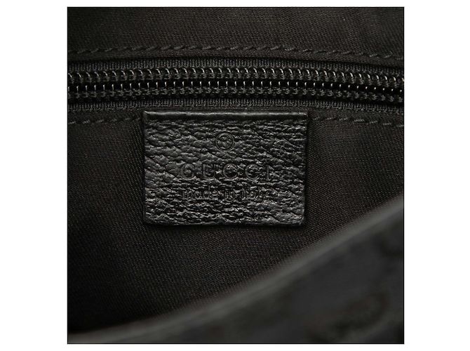 Borsa a tracolla Gucci GG Canvas nera Nero - vista 5