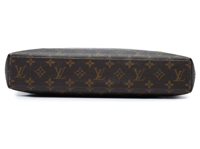 Sac Business Porte Documents Jour Louis Vuitton Monogram Macassar Marron - vue 3