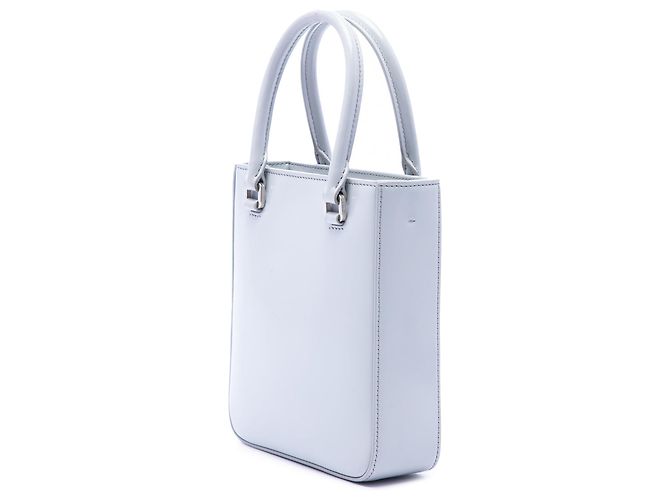 Sac à main Prada Small Spazzolato Leather bleu - vue 2