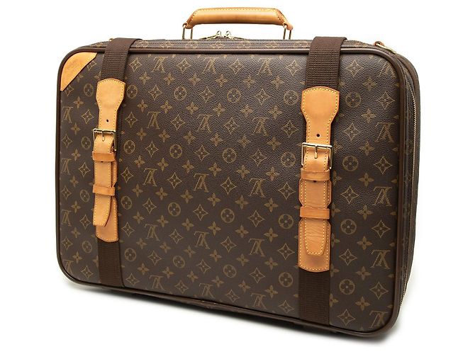 Borsa da viaggio Louis Vuitton Monogram Satellite 53 Marrone - vista 2