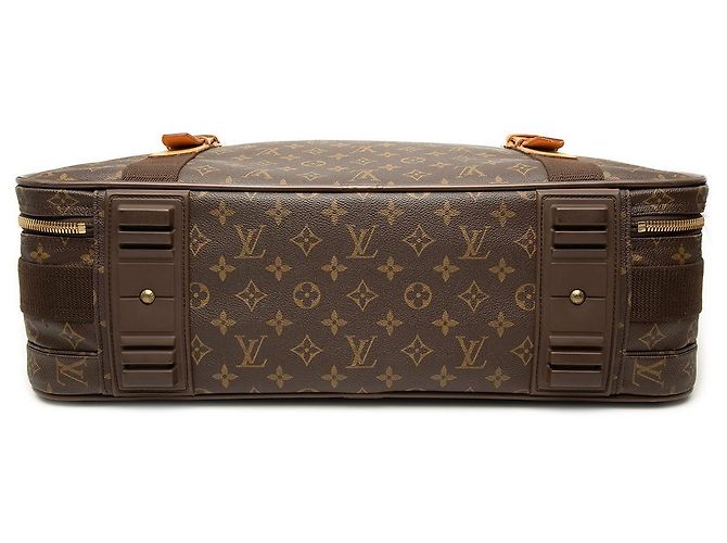 Borsa da viaggio Louis Vuitton Monogram Satellite 53 Marrone - vista 3