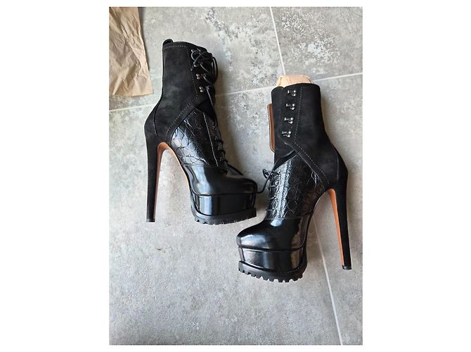 Botines nuevos Alaïa 38 Negro - vista 10