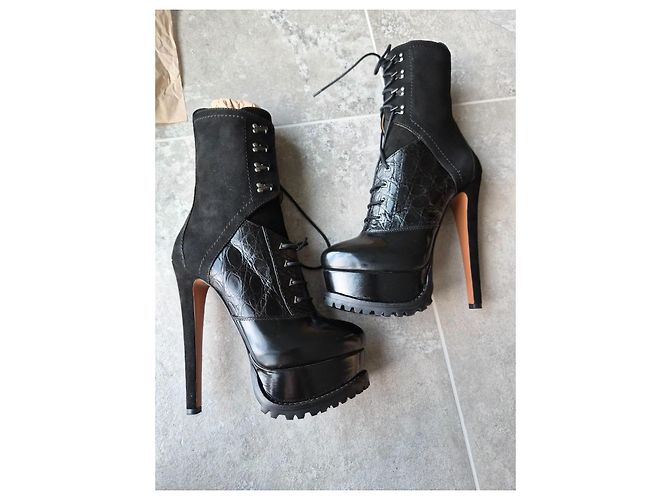 Botines nuevos Alaïa 38 Negro - vista 9