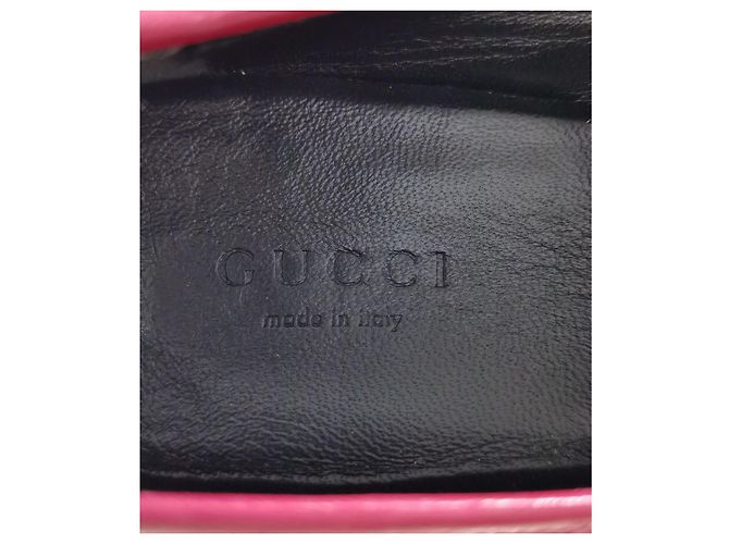 Gucci Mocassini Jordaan Horsebit in velluto Rosa - vista 10