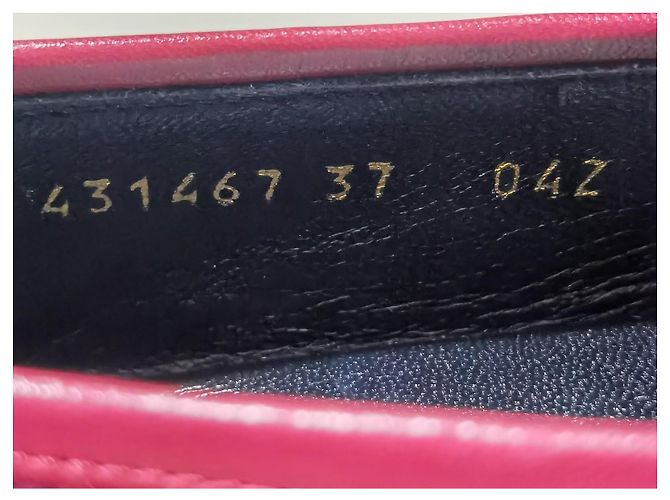 Gucci Mocassini Jordaan Horsebit in velluto Rosa - vista 11