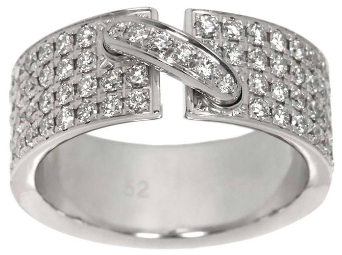 Chaumet Liens Bandring aus 18K Weißgold Silber - Ansicht 3