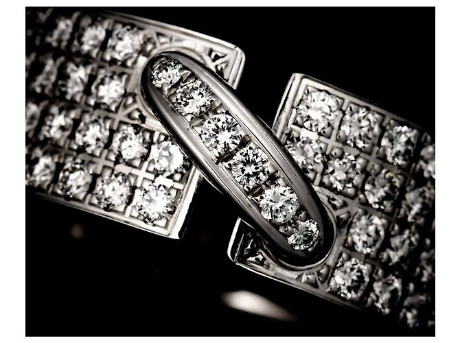 Chaumet Liens Bandring aus 18K Weißgold Silber - Ansicht 9