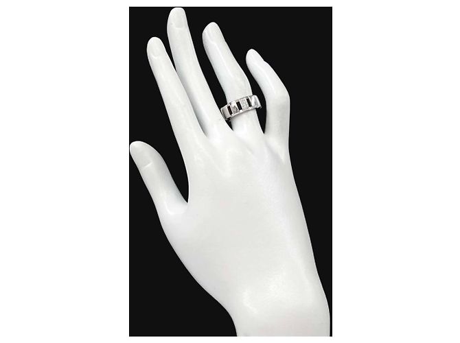Anel Aliança Chaumet Class One #52 Prata - vista 10