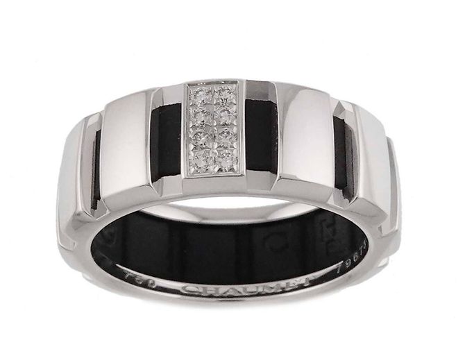 Anel Aliança Chaumet Class One #52 Prata - vista 2