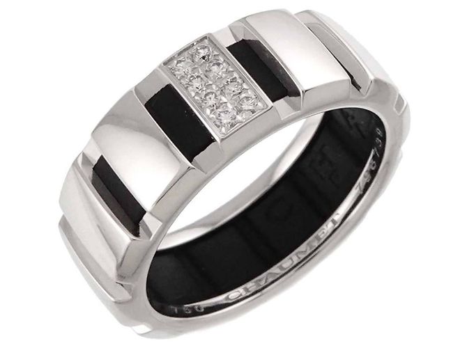 Anel Aliança Chaumet Class One #52 Prata - vista 8