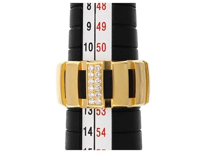Anel Faixa Chaumet Class One #52 Dourado - vista 8