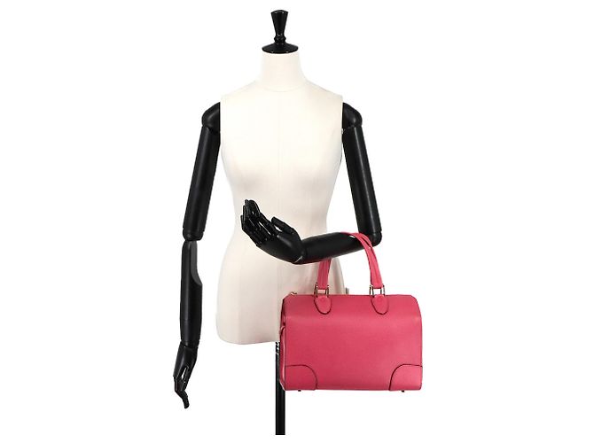 Borsa Valextra Babila Medium Rosa - vista 10