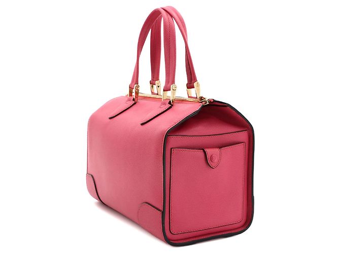 Borsa Valextra Babila Medium Rosa - vista 4