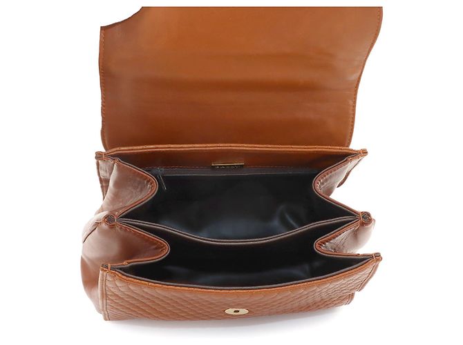 Bolso de piel acolchada Bally Castaño - vista 6