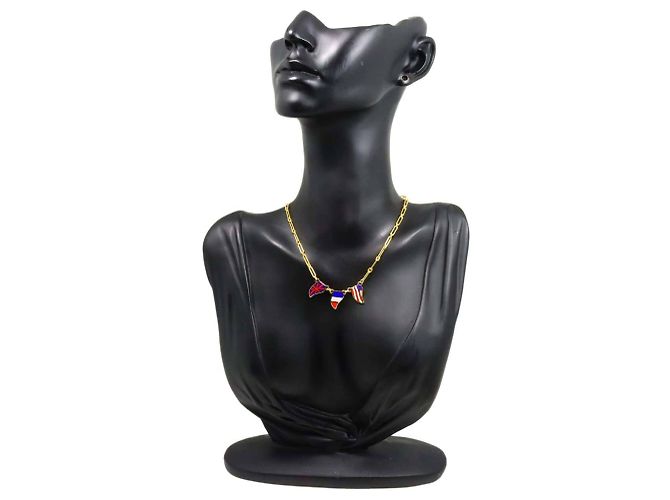 Collana smaltata Valentino in oro giallo 18K D'oro - vista 9