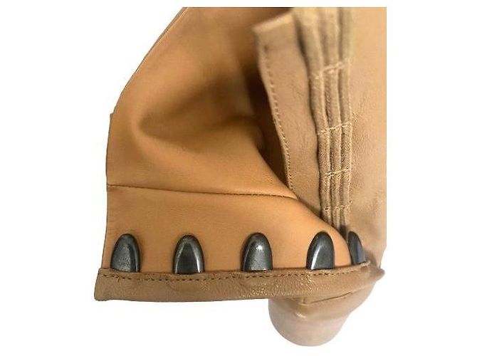 Maison Martin Margiela Maison Margiela Botines Tabi Cuero Camel Camello - vista 9