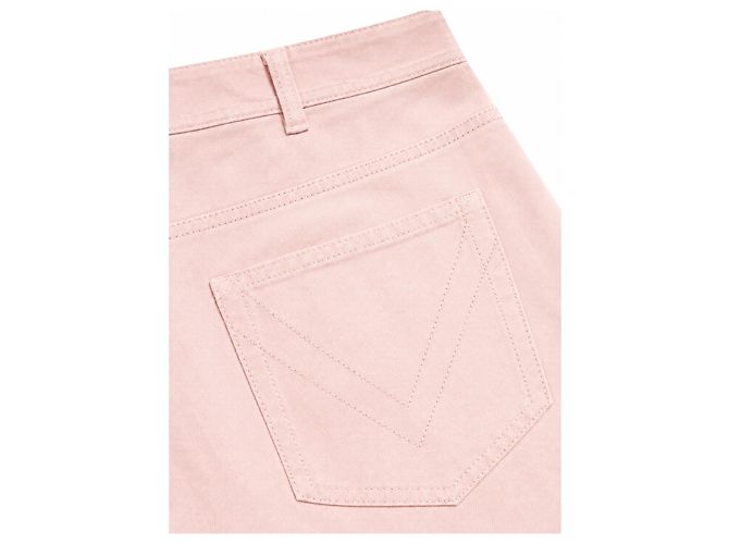 Pantalones rectos de lino rosa palo para mujer Max Mara Puro Lino – IT 42 - vista 6