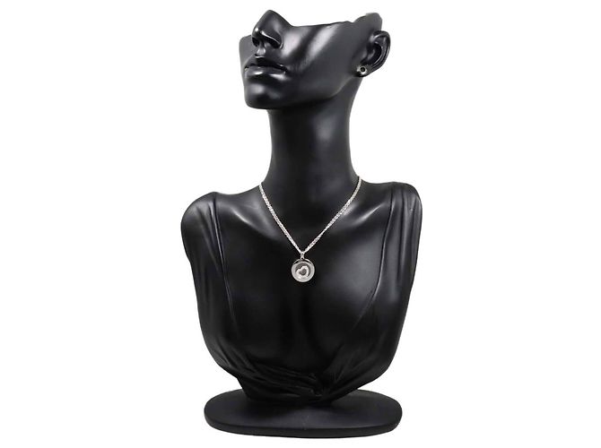 Chopard Happy Spirit Diamantenhalskette Silber - Ansicht 10