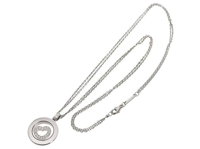 Chopard Happy Spirit Diamantenhalskette Silber - Ansicht 3