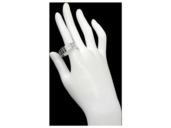 Anillo Chopard Ice Cube 2 en oro blanco de 18K Plata - vista 8