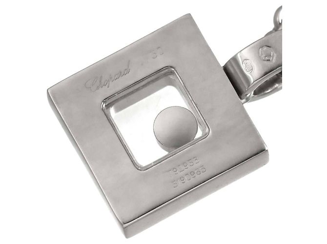 Chopard Happy Diamonds Square Halskette Silber - Ansicht 5