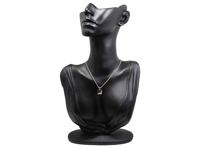 Chopard Happy Diamonds Square Halskette Silber - Ansicht 9